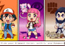 draw you as a cute chibi pokemon trainer